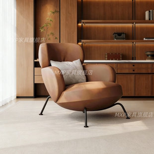 甲壳虫椅网红单人沙发意式轻奢设计师款民宿酒店高级美容院休闲椅