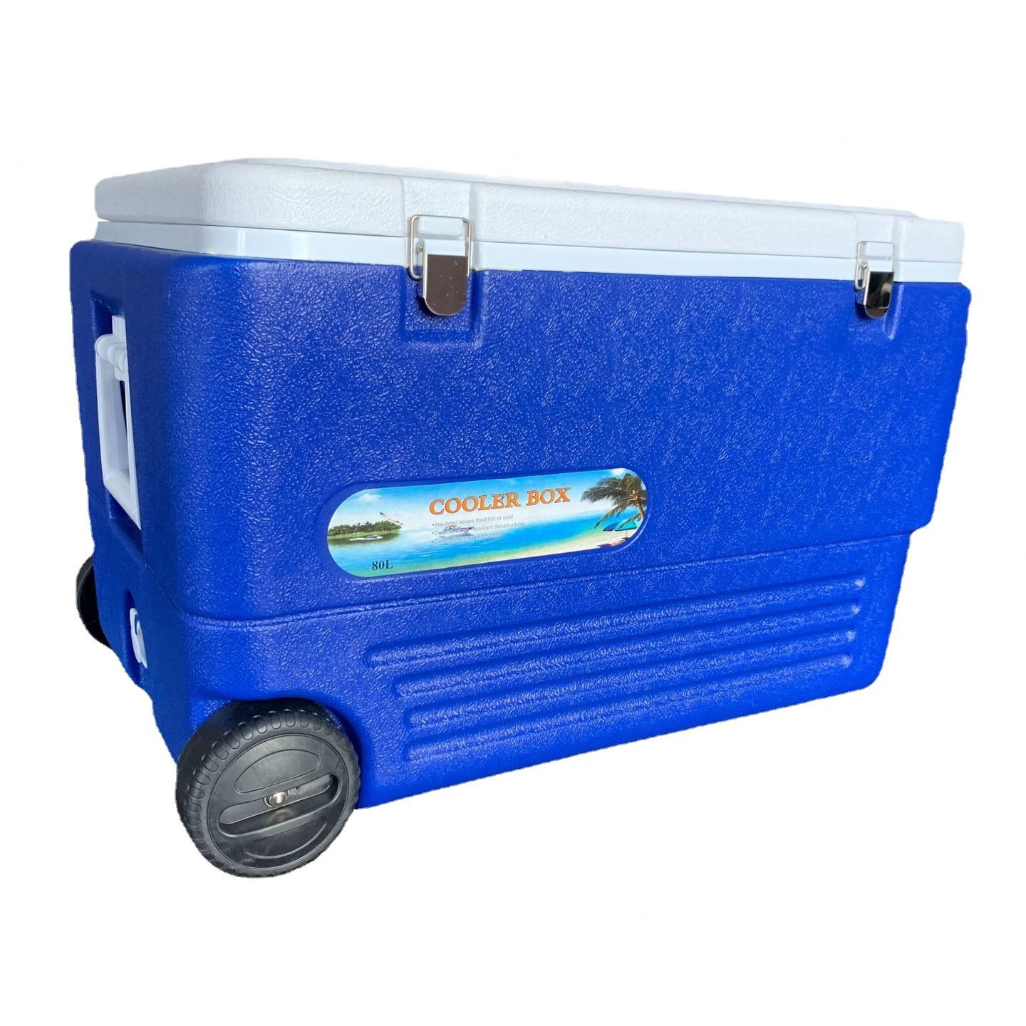 甄选60L80L户外保温箱冷藏箱车载外卖冰桶海钓鱼保鲜冰桶大号冷链