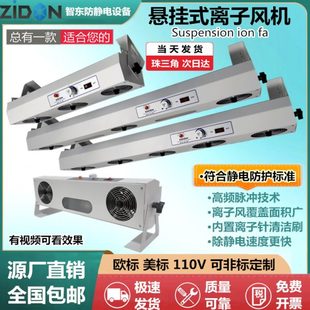 風(fēng)扇 離子風(fēng)機防靜電消除器工業(yè)防塵除靜電臺式 115A懸掛式