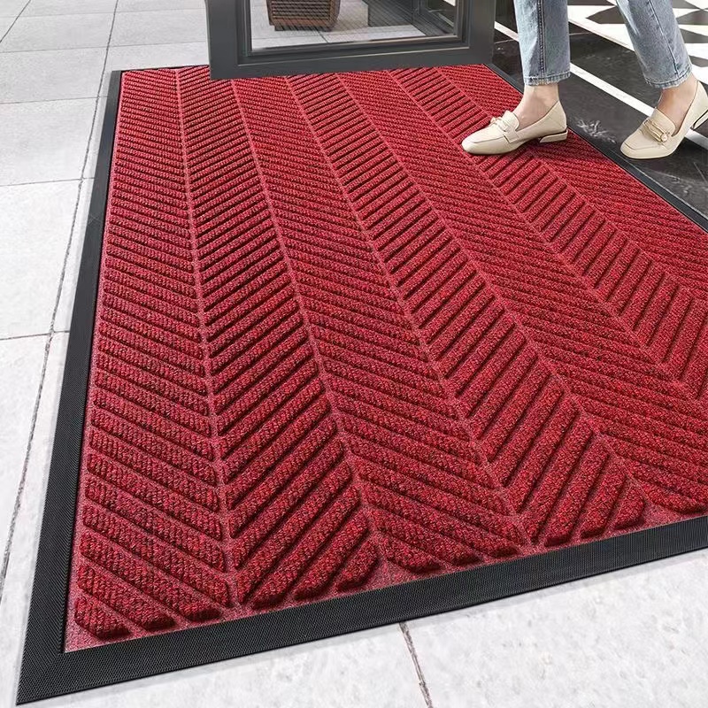 商用大门口地垫防滑耐磨地毯轮胎纹脚垫家用入户门垫可裁剪进门垫