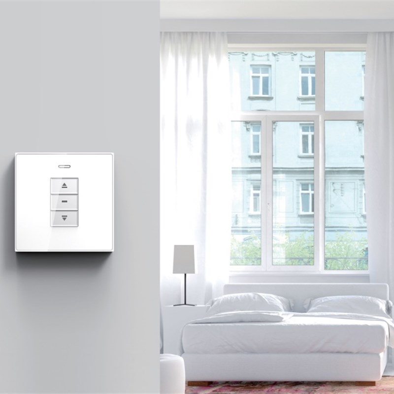 投影布幕布电机开关接收器天窗百叶卷帘3A电动门窗控制器24V72W