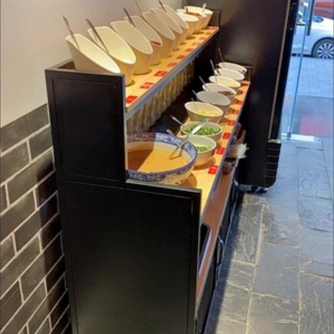 火锅调料台商用自助蘸料台多层储物小料台餐厅麻辣烫火锅店调料台
