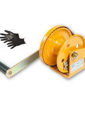 1200lbs544kg双向自锁式手摇绞盘车用船用钢丝绳绞盘绞盘套装