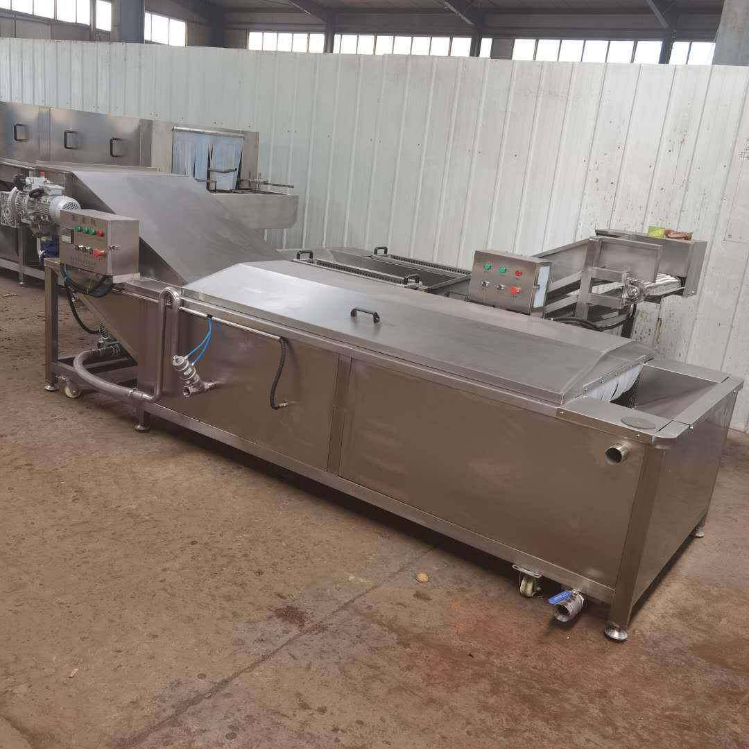 不锈钢果蔬漂烫机竹笋蒸煮机蒸汽加热五香豆干杀青机