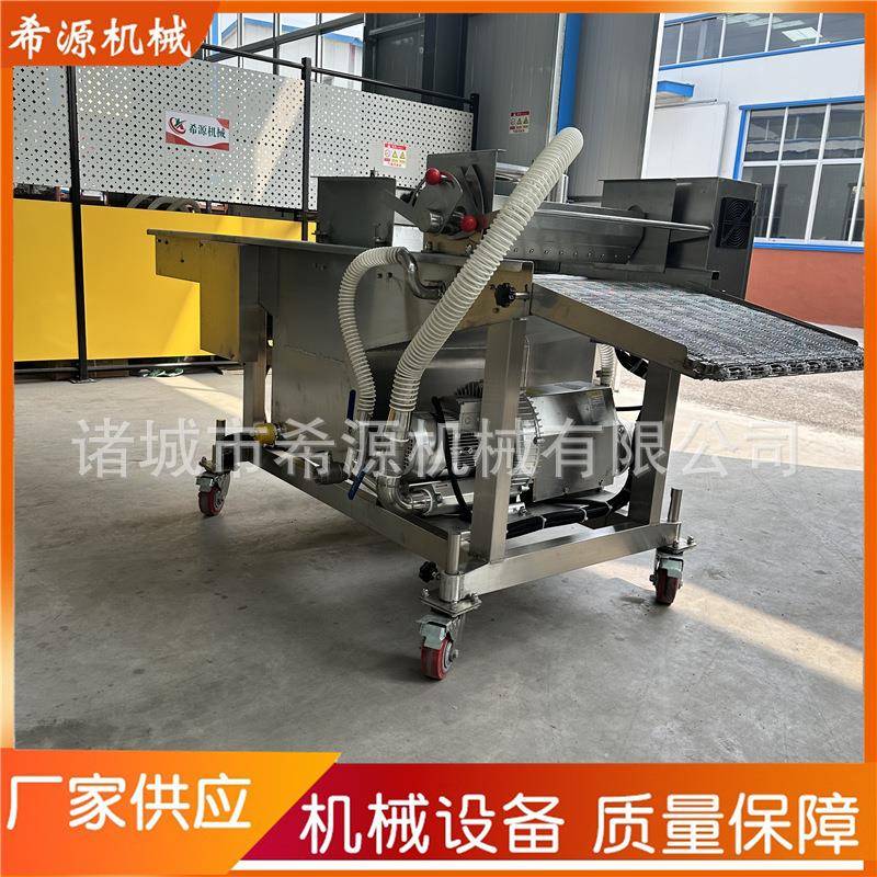 麻薯泡芙巧克力淋浆机小型巧克力涂层机冷却线巧克力淋面机