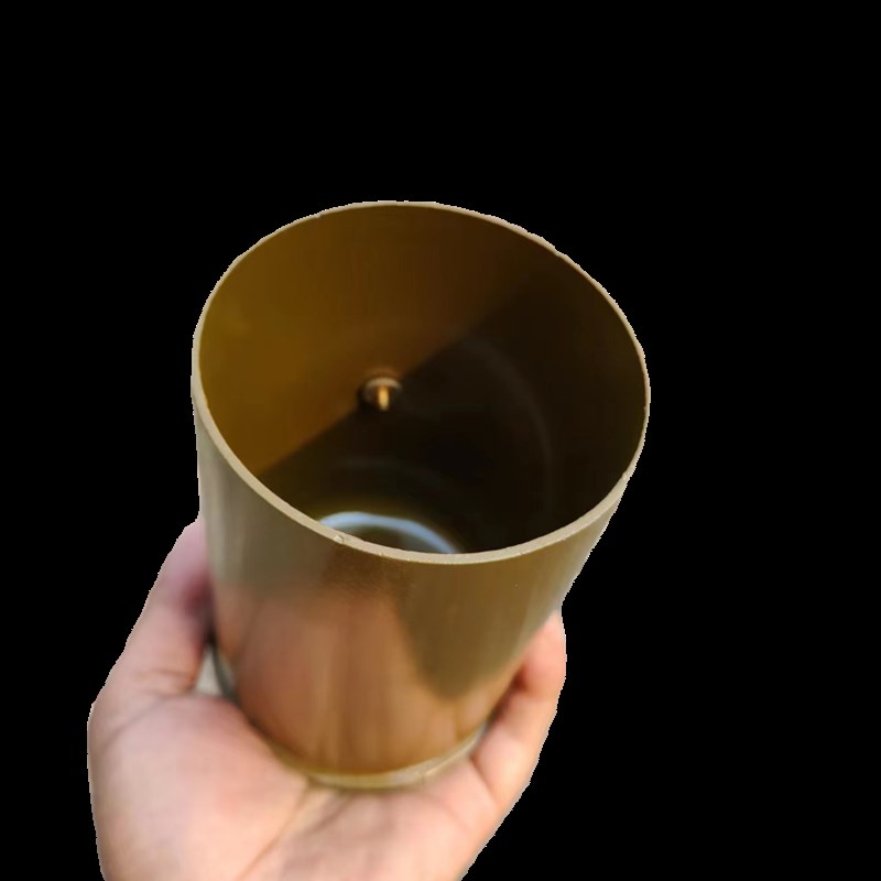 居家摆件57f款钢壳笔筒/烟灰缸黄绿经典桌面饰品原壳制作配金属徽
