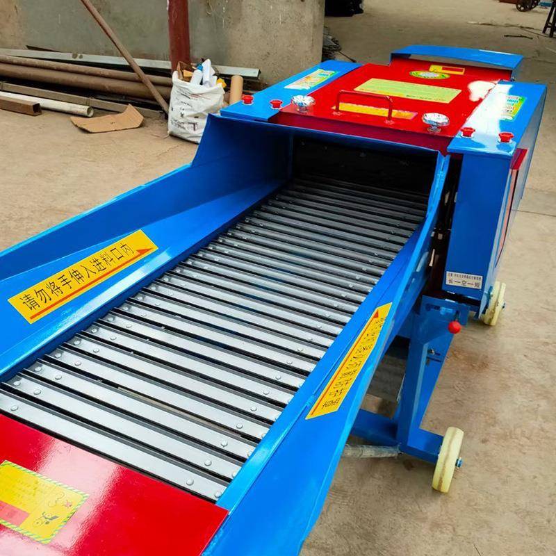 厂价供应铡草机6吨干湿两用牛羊饲料机卧式切草机铡草揉丝一体机