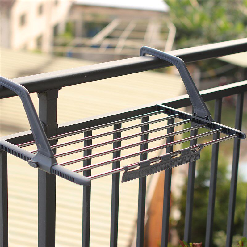 家用室内窗外晾衣架窗台晒鞋架阳台晾晒暖气片挂架小型折叠晒衣架