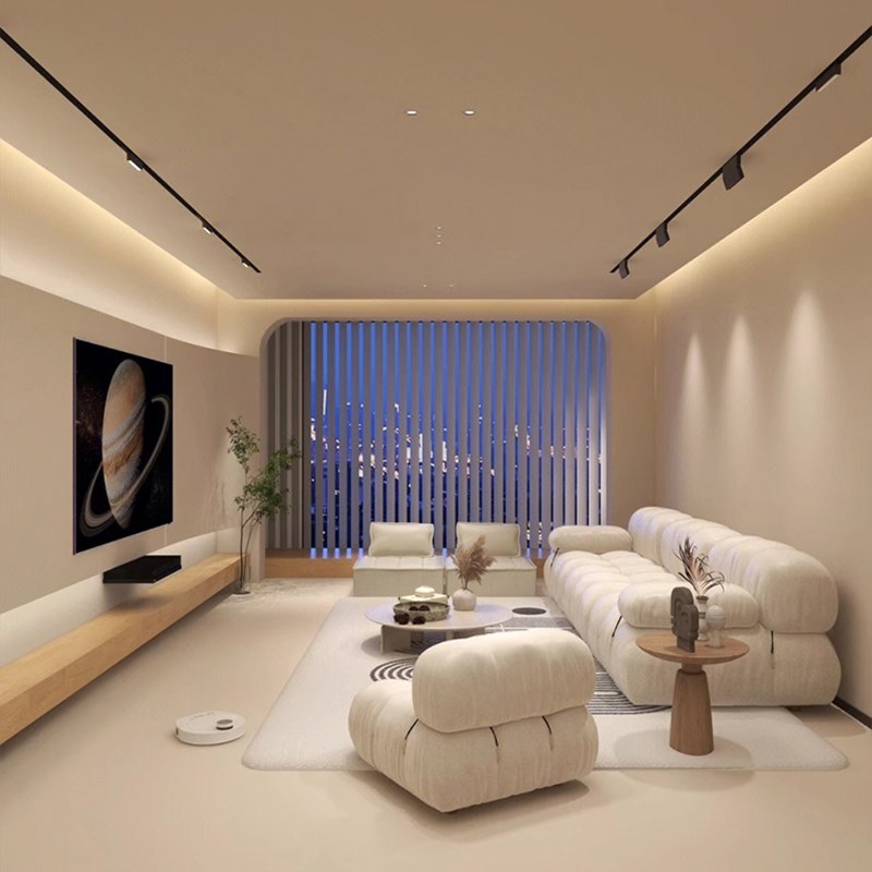 铝型材灯槽收口洗墙线条灯嵌入式向下出光氛围灯客厅无灯