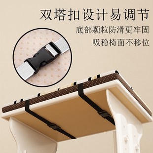 国风竹子中式座垫实木茶桌椅子坐垫红木圈椅太师椅垫防滑厚餐椅垫