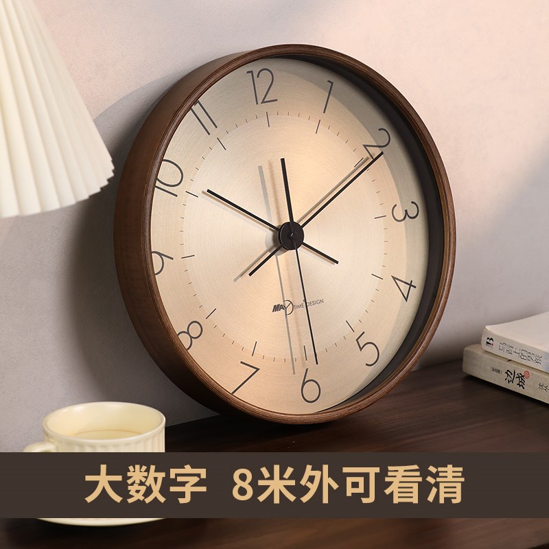 复古艺术创意挂钟客厅静音挂墙钟表高级感现代时钟20新款免打孔