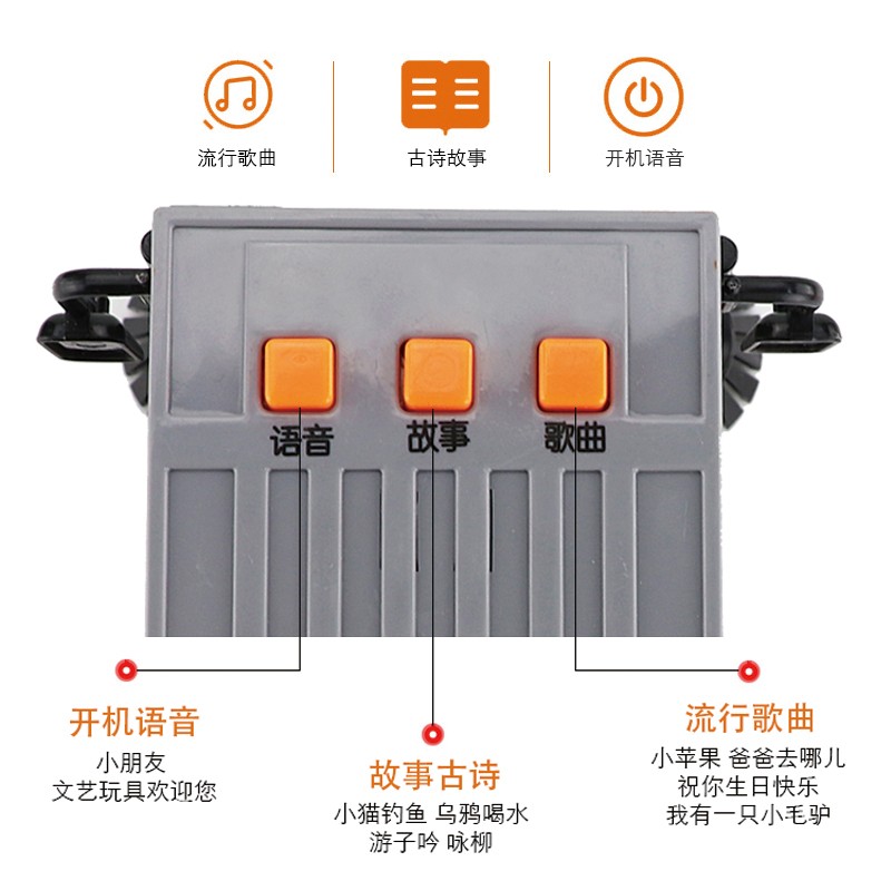 文艺玩具儿童道路清扫车垃圾车仿真音乐故事环卫清洁车工程车男孩