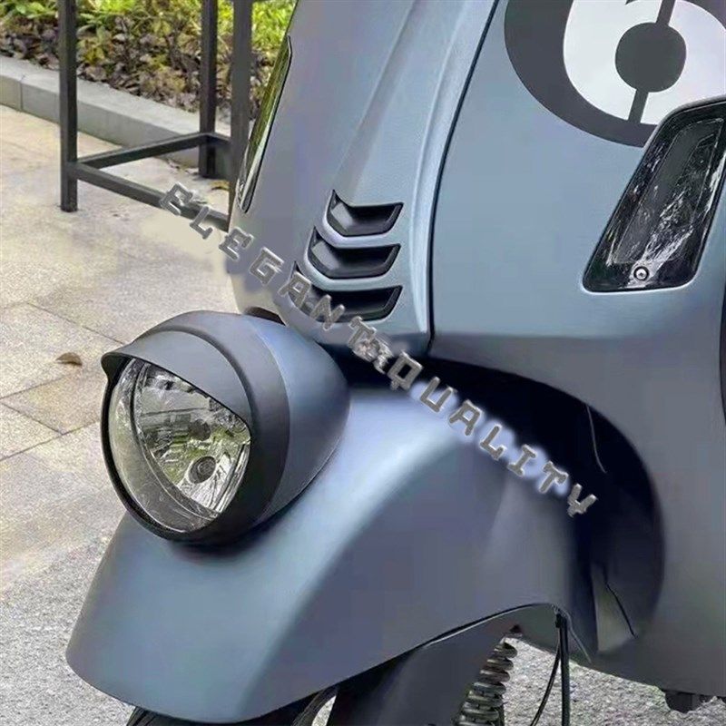 适用ep比亚乔GT GT 日大灯保护框 帽檐 大灯罩 车头灯框