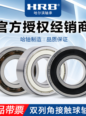 HRB哈尔滨双列角接触球轴承 3220ATN-2RZ/P6 官方授权 正品保证