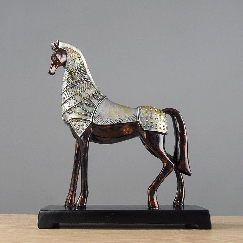 办公室摆件电视柜玄关柜书柜博古架酒柜装饰品家居桌面马摆件