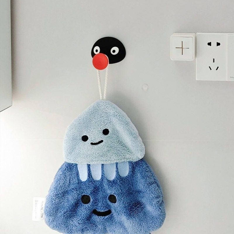 创意企鹅挂钩免打孔家用浴室卫生间墙上挂勾卡通粘钩强力无痕挂钩