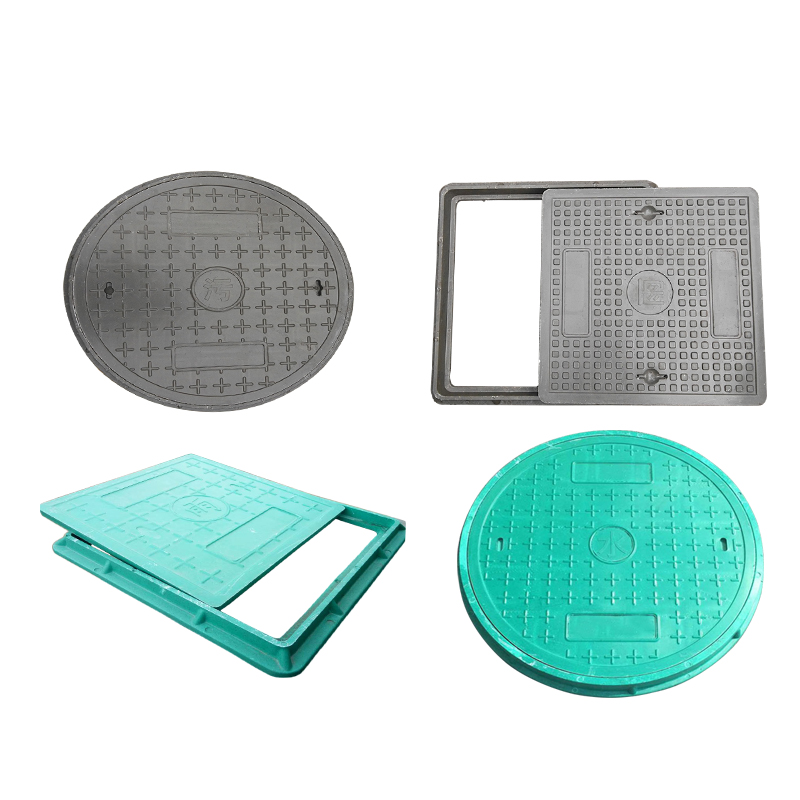 树脂复合井盖电力盖板弱电圆形污水雨水方形窨井盖通信电缆门井