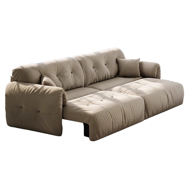 云朵沙发客厅直排布艺人类狗窝智能多功能电动伸缩懒人沙发