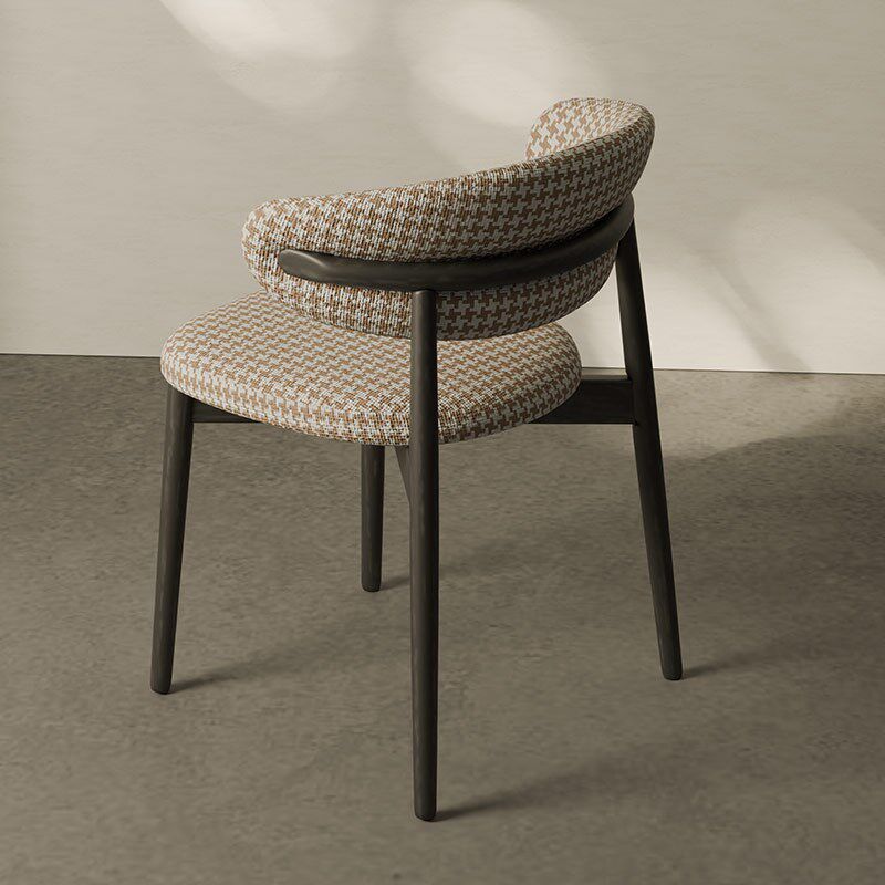 全实木餐椅家用复古设计师餐桌椅子法式侘寂中古胡桃风车布靠背凳,住宅家具,餐椅,淘宝优惠券,粉丝福利购,淘宝优惠卷