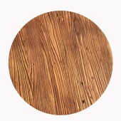 老榆木实木圆形板桌风化茶几转盘围炉火锅餐桌板圆木板材桌子