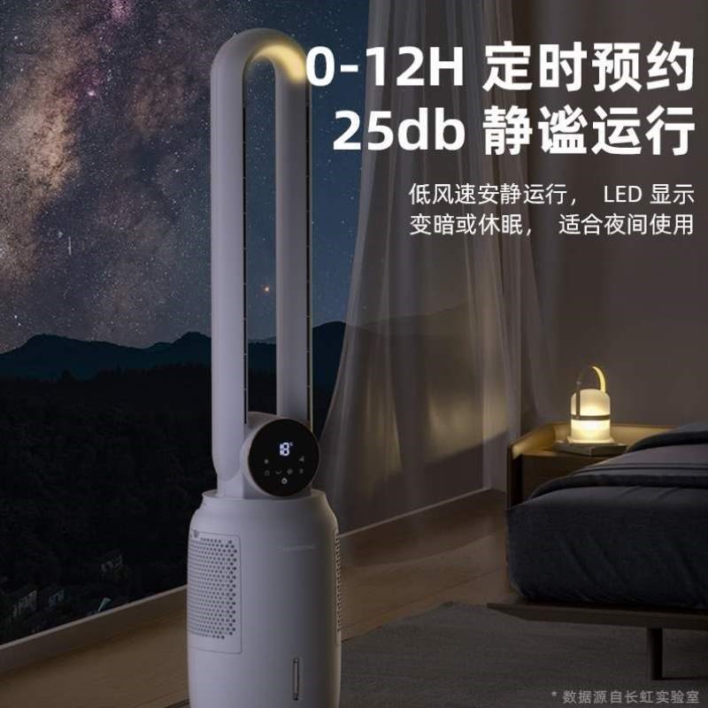 空调扇风力无叶无叶卧室节能扇大家用F冷气加水水冷制冷风扇冷风