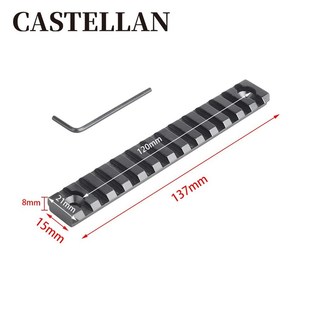 M-LOK13槽鱼骨条 13 slots导轨条铝合金材质 全金属导轨条