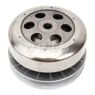 适用银刃250 YP250皮带轮 林海300 400后离合器 从动轮 改装4蹄块