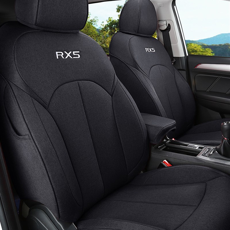 专车荣威RX5透气亚麻舒适座椅套全包围四季通用五座汽车坐垫