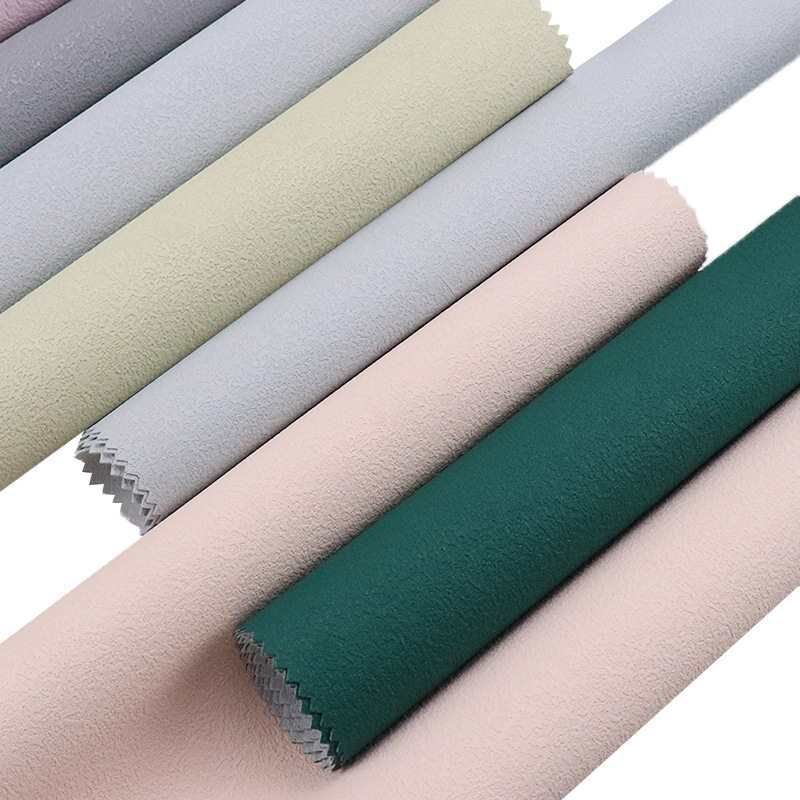 硅藻泥墙布无缝全屋简约现代客厅工程家用壁布防水蓝色电视墙