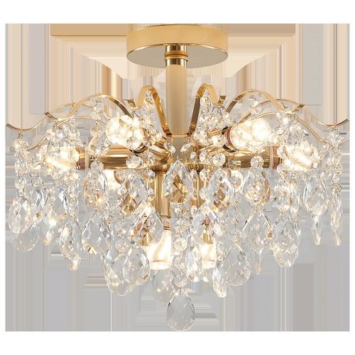 轻奢水晶吊灯现代简约大气客厅法式餐厅灯具网红创意温馨主卧室灯