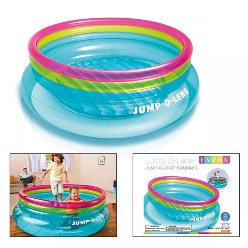 INTEX蹦蹦床跳跳乐宝贝运动场海洋球池益智充气城堡淘气堡跳床