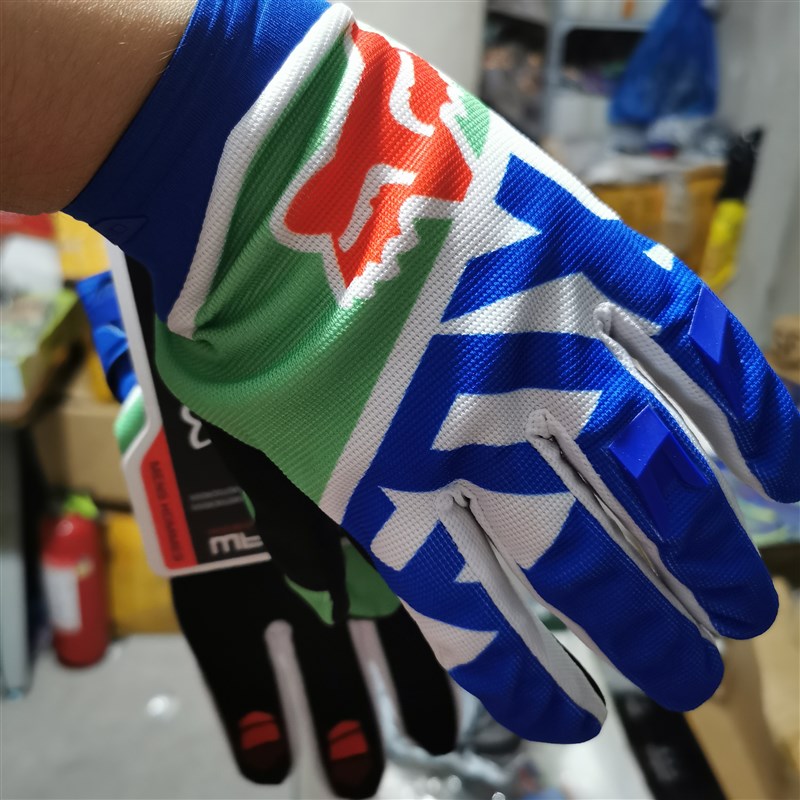 FOX自行电动摩托机车越野透气户外运动骑行士男女新薄款手套