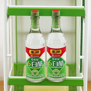 山西特产陈醋东湖粮食酿造白醋500ml瓶6度零添加食用醋凉拌醋调味