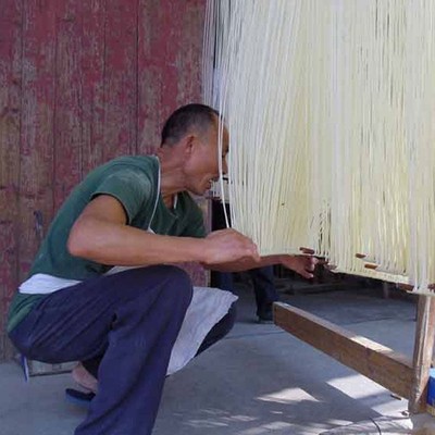 金溪浒湾油面龙须面自制挂面纯手工细月子贡面儿童面条450gx5包邮