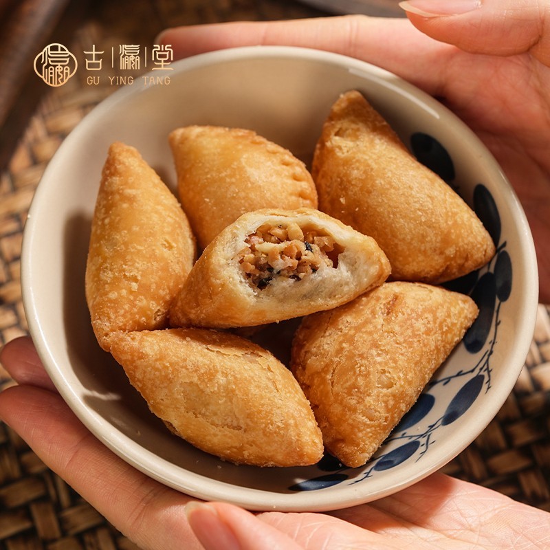 潮州小吃潮汕美食特产酥饺传统手工饼食酥饺传统特色糕点零食点心