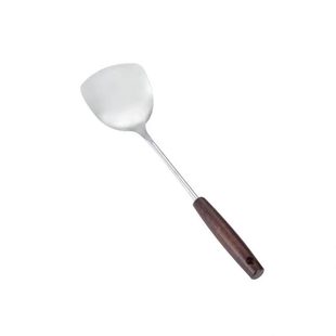 甄选不锈钢锅铲防烫手加厚加长木柄炒菜铲子家用厨具炒铲厨师锅铲