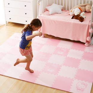 加厚儿童爬行垫泡沫拼接地垫拼图卡通itty猫哆啦梦爬爬垫片装