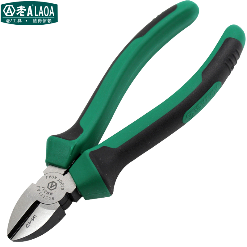 老 铬镍钢斜嘴钳 钢丝斜口钳子 寸多功能L112工业级电工钳