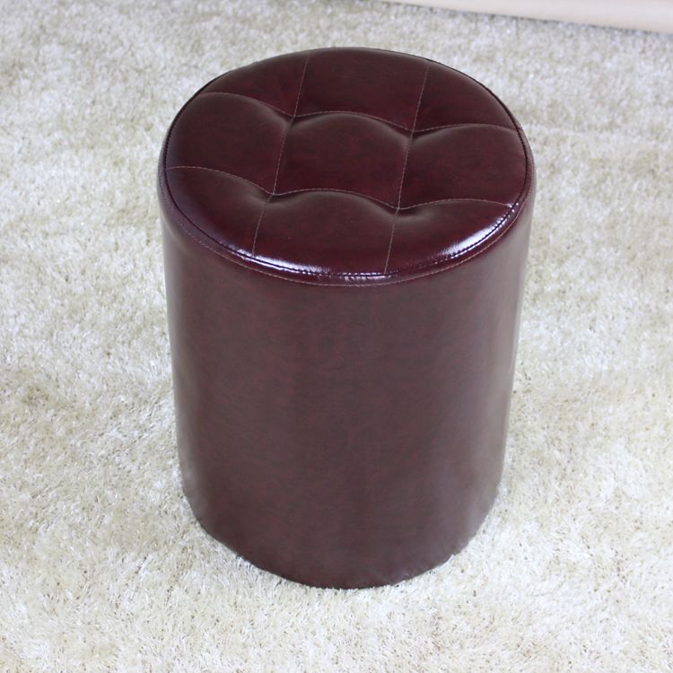 高5梳妆凳美容凳沙发门厅换鞋凳屁蹲圆墩子小皮墩高茶几凳电脑椅