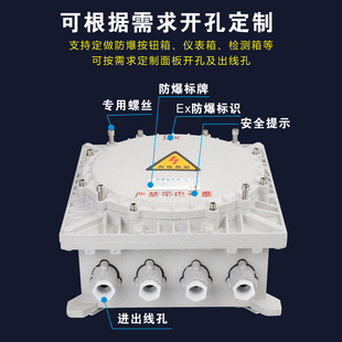 J防爆箱接线箱防爆箱II级铝合金配电箱防爆柜控制箱空箱