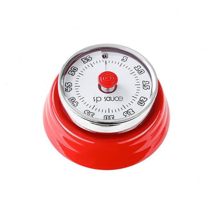 复古厨房计时器机械可视化烹饪定时提醒器学生时间管理闹钟磁吸