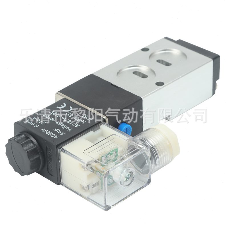 甄选亚德客板式电磁阀4M210-08 4M310-10 410-15二位五通气阀220V