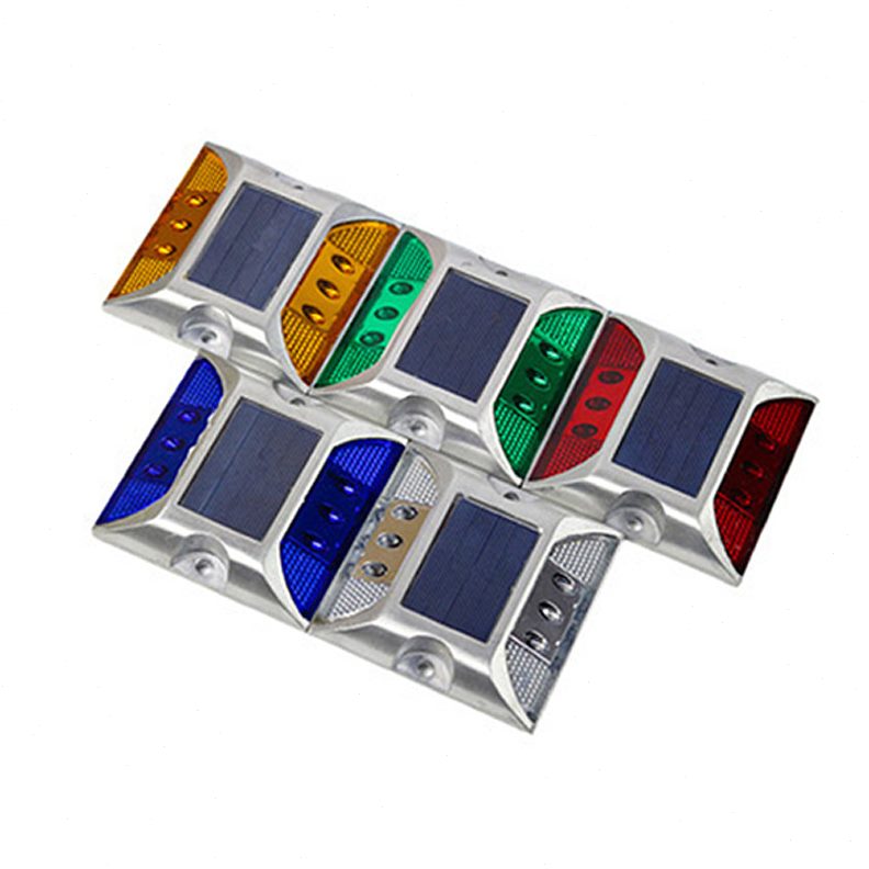 甄选货源铝合金太阳能铸铝道钉道路速突起路标灯地埋轮廓标灯