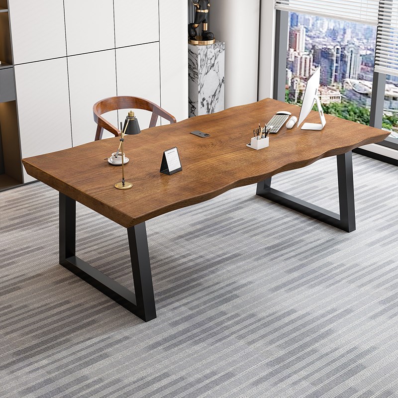 优质环保实木人电脑办公桌多功能儿童学习书桌家居餐桌轻巧设计