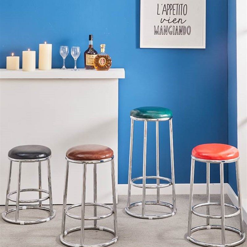 加厚高脚凳吧台凳吧椅高家用酒吧椅子铁艺,家居饰品,家具贴,淘宝优惠券,粉丝福利购,淘宝优惠卷