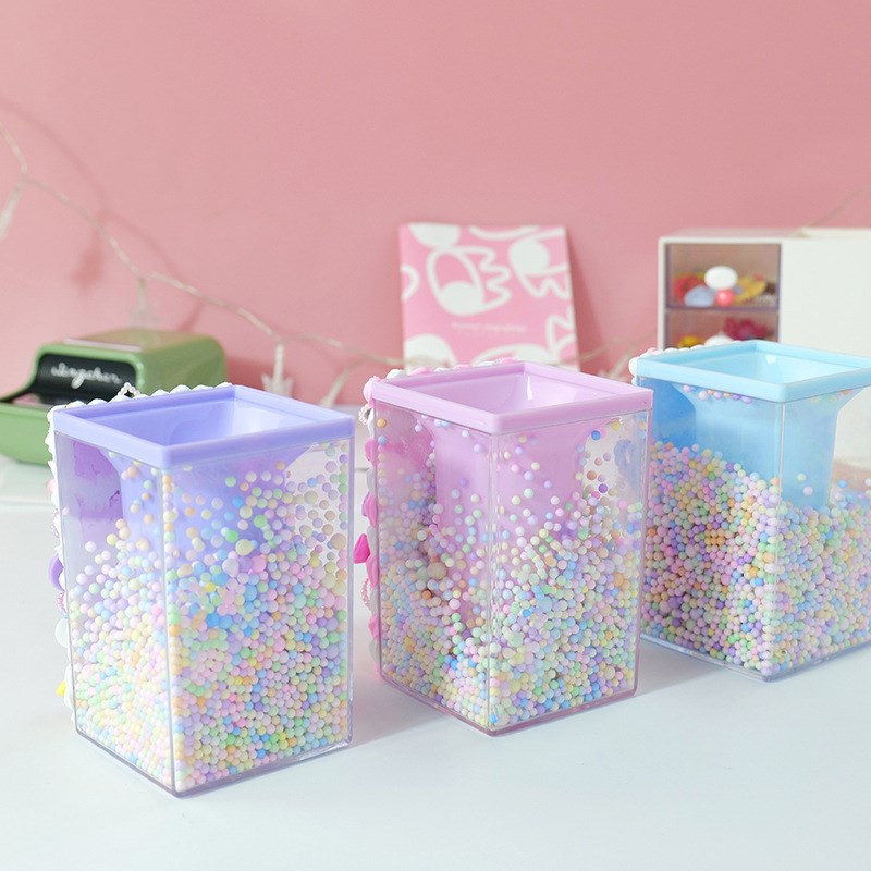 儿童手工制作diy益智星愿笔筒手工制作文具奶油胶粘贴手工笔筒