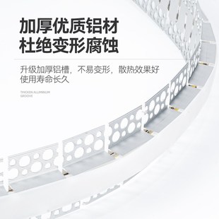 任意折弯ld线形灯圆弧线型灯嵌入式条形流水灯带预埋线性铝灯槽