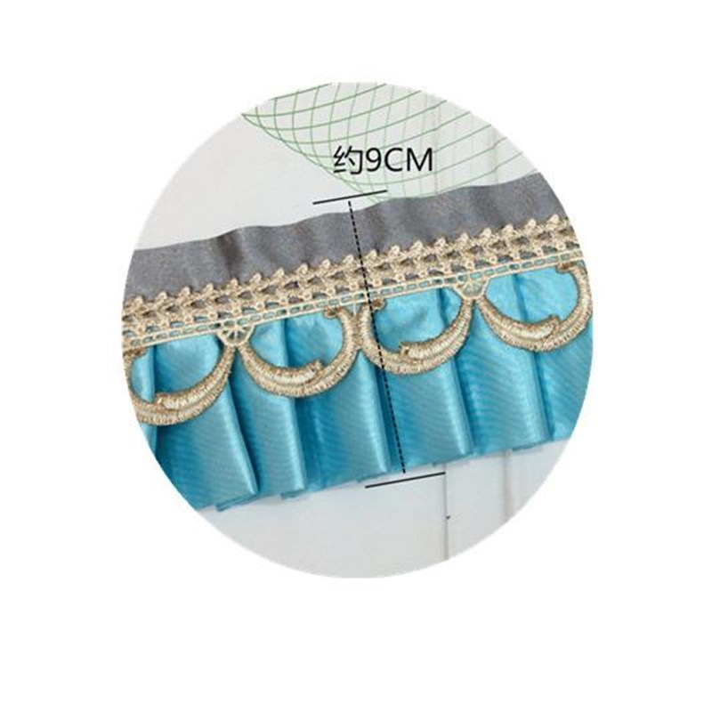 青峰窗饰 9.5公分褶皱复合花边 提花织带 欧式窗帘拼接辅料