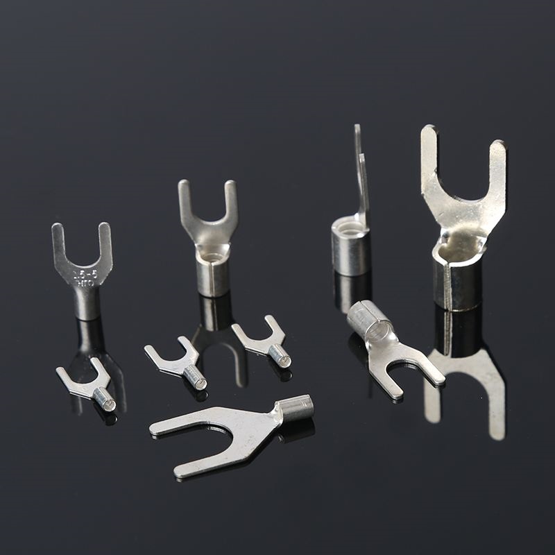 紫铜焊口UT-//5//镀银黄铜冷压裸接线端子0.厚1000只