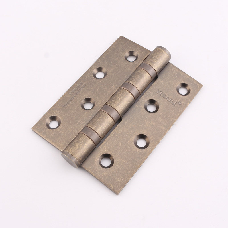 依佰利pd亮金色合页寸灰黑色锈钢静音黄古铜合页室内房门铰链